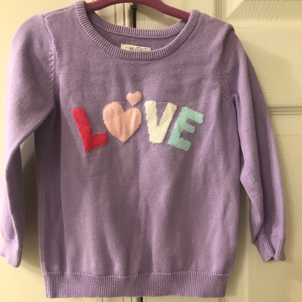 Purple LOVE Sweater